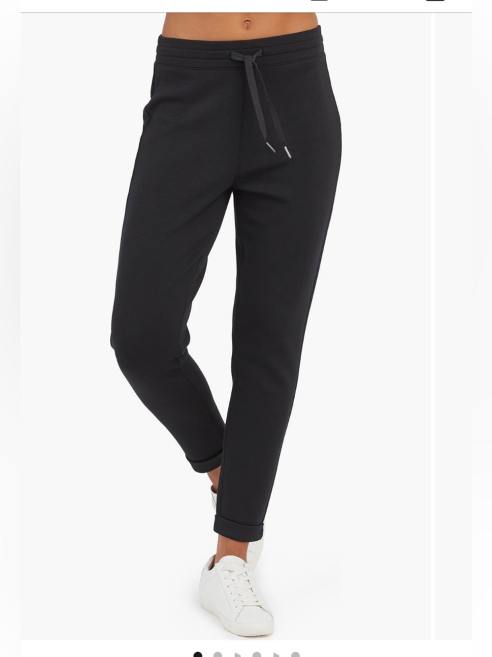 SPANX AirEssentials Tapered Jogger Pants Black Size Small Soft Lounge